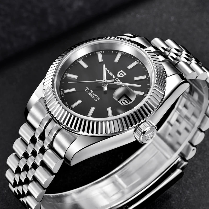 2025 New PAGANI DESIGN Date Men's Mechanical Watches Top Brand Luxury Automatic Wrist Watch Men NH35A Movement 100M Waterproof