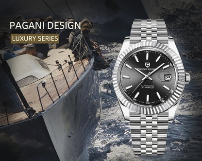 2025 New PAGANI DESIGN Date Men's Mechanical Watches Top Brand Luxury Automatic Wrist Watch Men NH35A Movement 100M Waterproof