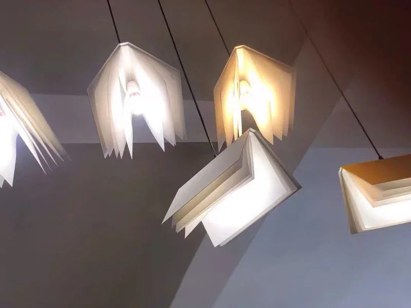 Modern Led Book Pendant Light Living Dining Room Study Chandelier Hanging Lighting Night Lamp Bedroom Kitchen Restaurant Light