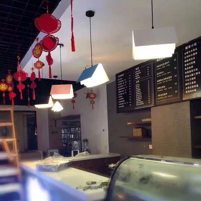 Modern Led Book Pendant Light Living Dining Room Study Chandelier Hanging Lighting Night Lamp Bedroom Kitchen Restaurant Light