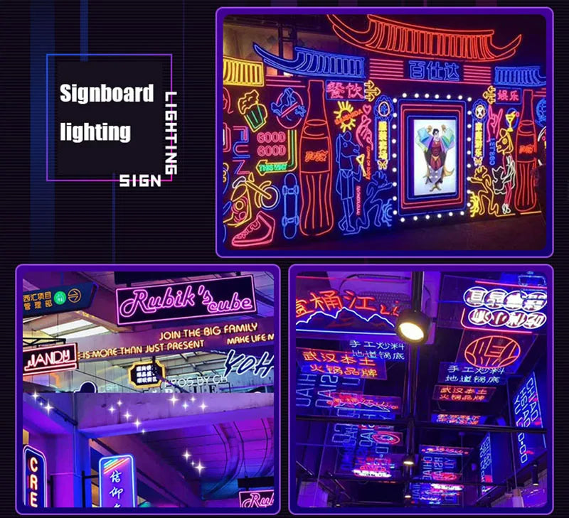 Custom Neon Sign Light DIY Private LED Night Lamp Bulbs Shop Logo Pub Store Club Game Room Wall Decor Billboard Advertisement