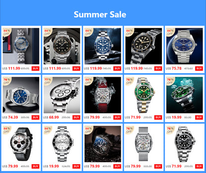 2025 New PAGANI DESIGN Date Men's Mechanical Watches Top Brand Luxury Automatic Wrist Watch Men NH35A Movement 100M Waterproof