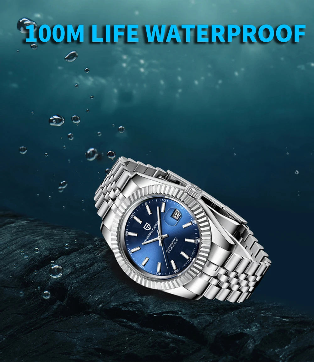 2025 New PAGANI DESIGN Date Men's Mechanical Watches Top Brand Luxury Automatic Wrist Watch Men NH35A Movement 100M Waterproof