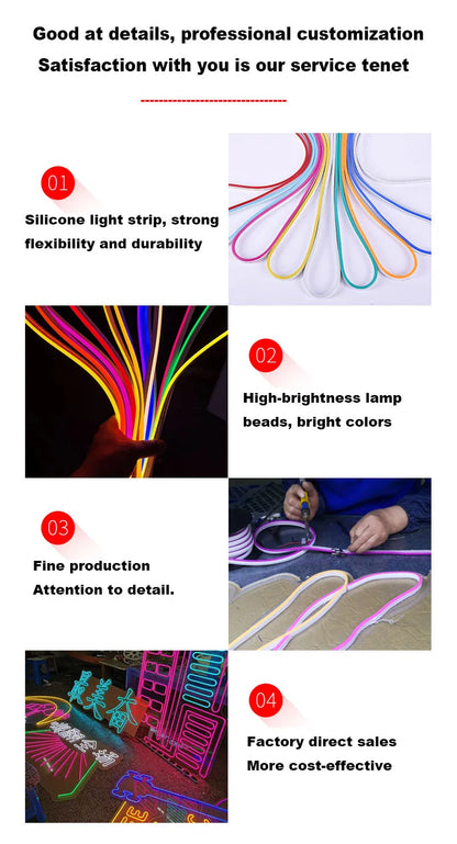 Custom Neon Sign Light DIY Private LED Night Lamp Bulbs Shop Logo Pub Store Club Game Room Wall Decor Billboard Advertisement