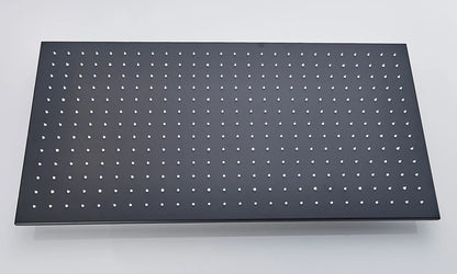 Rozin LED Matte Black Shower Head 40*80cm Large Size Rainfall Shower Heads  Ceiling Mounted with Installation Arm for Bathroom