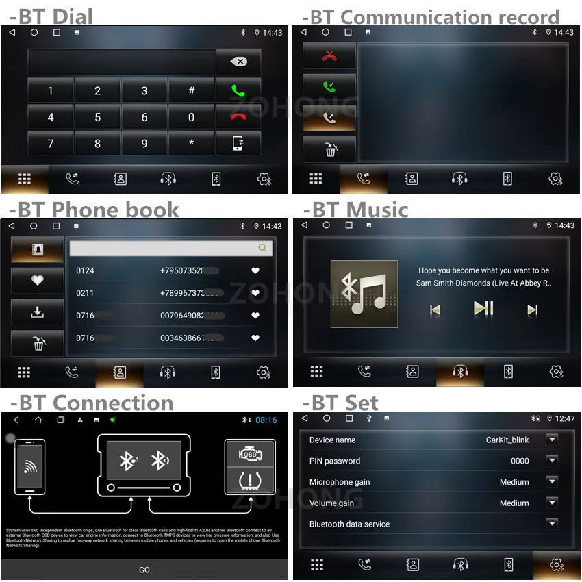 DSP Carplay For Jeep Wrangler 3 JK Android Head Unit Screen 2 Din Autoradio BT GPS Navigation Multimedia Player Car Radio Stereo