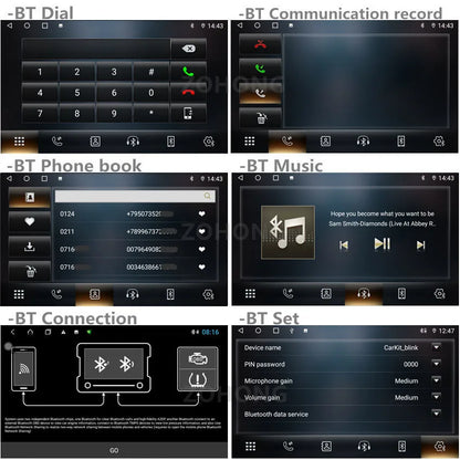 DSP Carplay For Jeep Wrangler 3 JK Android Head Unit Screen 2 Din Autoradio BT GPS Navigation Multimedia Player Car Radio Stereo