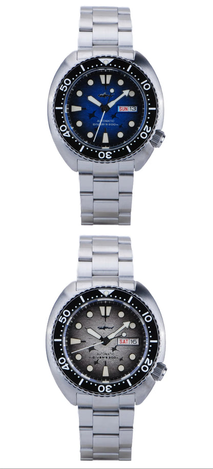 Heimdallr Watches For Men 20Bar Waterproof Luminous Sapphire Crystal NH36A Automatic Movement Vintage Men's Diving Wristwatch