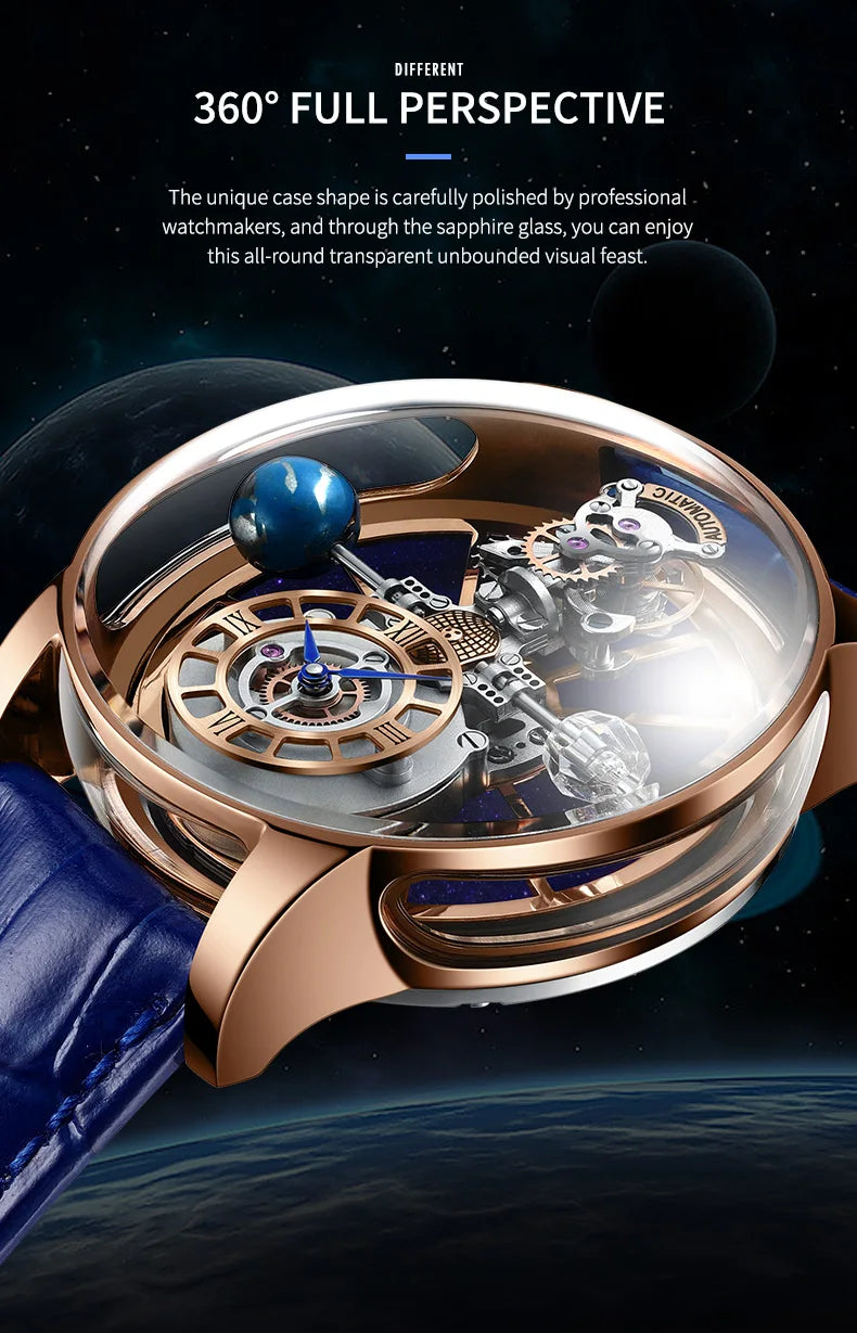 Jacob&Co PINDU Design Mens Watches Diamond TourbillionTop Brand Luxury Astronomia Quartz Watch Men Astronomia Solar Montre Homme