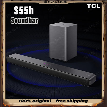 Sales TCL Soundbar S55h  With Dolby Atmos And Dts Virtual:X 220w High-Power Independent Subwoofer Home speaker Bluetooth 220W