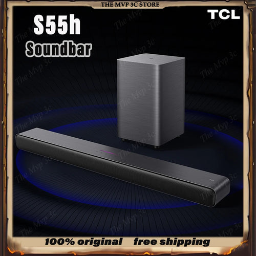 Sales TCL Soundbar S55h  With Dolby Atmos And Dts Virtual:X 220w High-Power Independent Subwoofer Home speaker Bluetooth 220W
