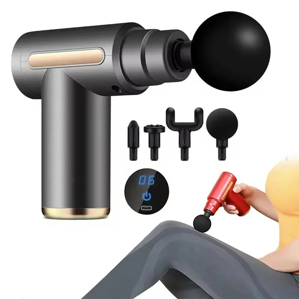 99 Level Massage Gun Deep Body Massager For Muscle Body Neck Massager Electric Fitness Equipment Noise Reduction Male Female