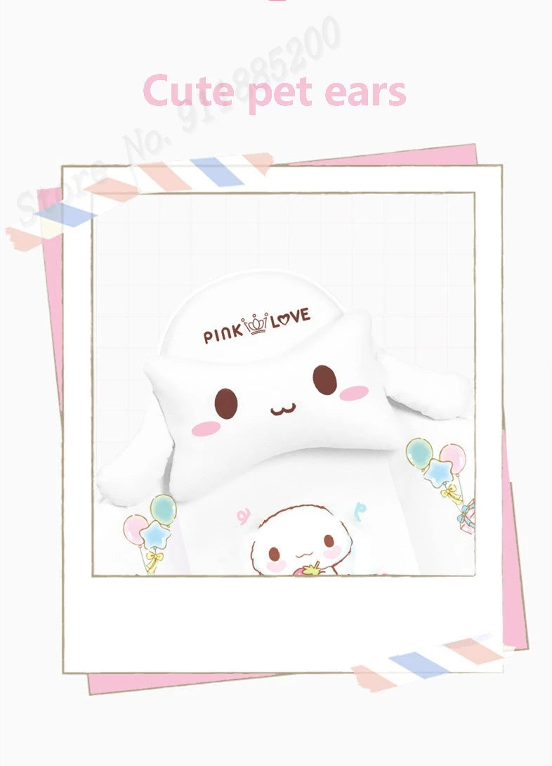 2025 Pink & White Letter Computer Chair Girls living room Study Chair Liftable Rotating Gaming Chair Promotion silla gamer