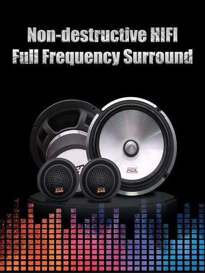 Car Speaker Set High Quality Car Audio Two-Way Speaker Full Range Speaker Car Front Door Speaker Modification Bass Speaker Kit