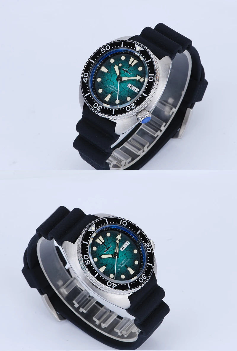 Heimdallr Watches For Men 20Bar Waterproof Luminous Sapphire Crystal NH36A Automatic Movement Vintage Men's Diving Wristwatch