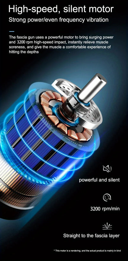 99 Level Massage Gun Deep Body Massager For Muscle Body Neck Massager Electric Fitness Equipment Noise Reduction Male Female