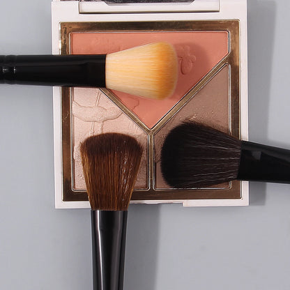 3 pieces of soft powder brush, blush brush, conture brush, beginner's portable and friendly makeup brush, beauty tools