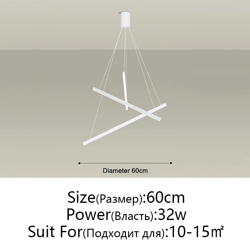 Modern LED Chandeliers Luster Lights For Stair Hall Bedroom Room Duplex Building Indoor Lighting Fixture Ceiling Chandelier