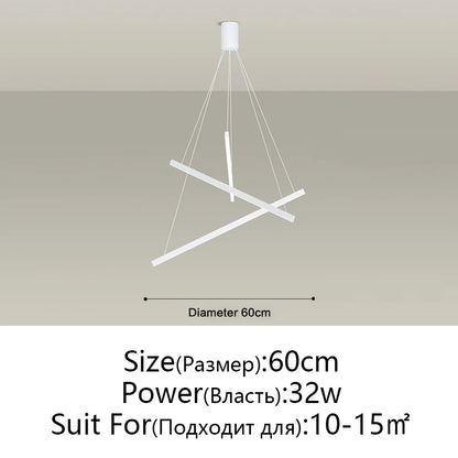 Modern LED Chandeliers Luster Lights For Stair Hall Bedroom Room Duplex Building Indoor Lighting Fixture Ceiling Chandelier