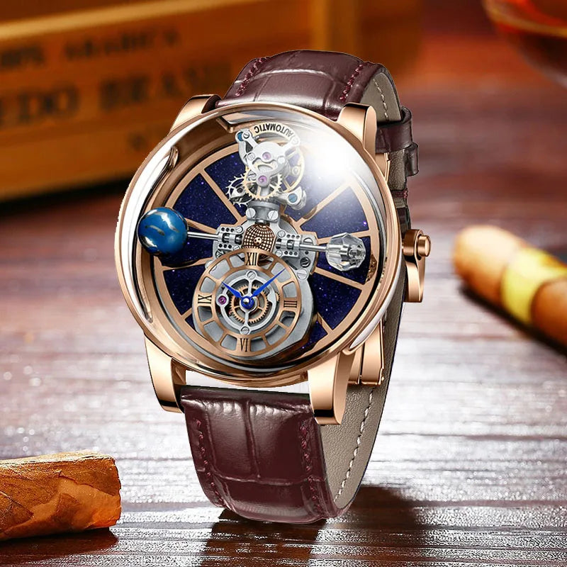 Jacob&Co PINDU Design Mens Watches Diamond TourbillionTop Brand Luxury Astronomia Quartz Watch Men Astronomia Solar Montre Homme
