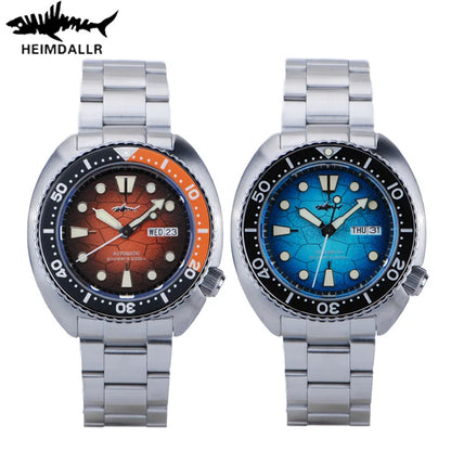 Heimdallr Watches For Men 20Bar Waterproof Luminous Sapphire Crystal NH36A Automatic Movement Vintage Men's Diving Wristwatch