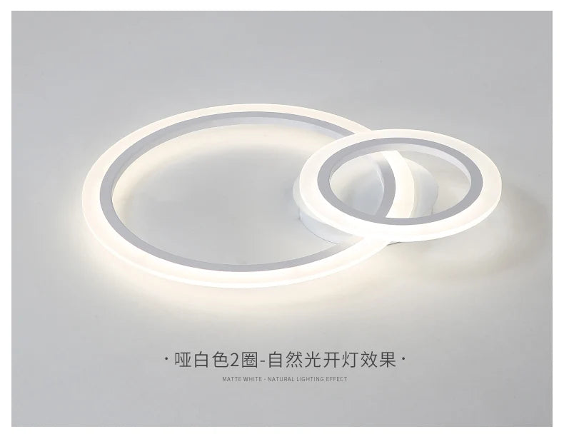 Nordic LED Ceiling lights Modern Indoor lighting Living room Bedroom Home decor fixtures Hallway White Minimalist Ceiling lamps