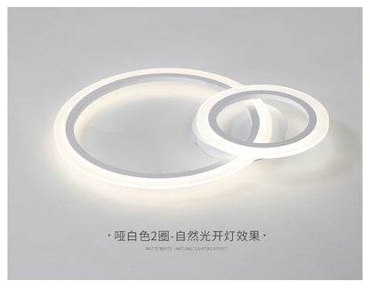 Nordic LED Ceiling lights Modern Indoor lighting Living room Bedroom Home decor fixtures Hallway White Minimalist Ceiling lamps