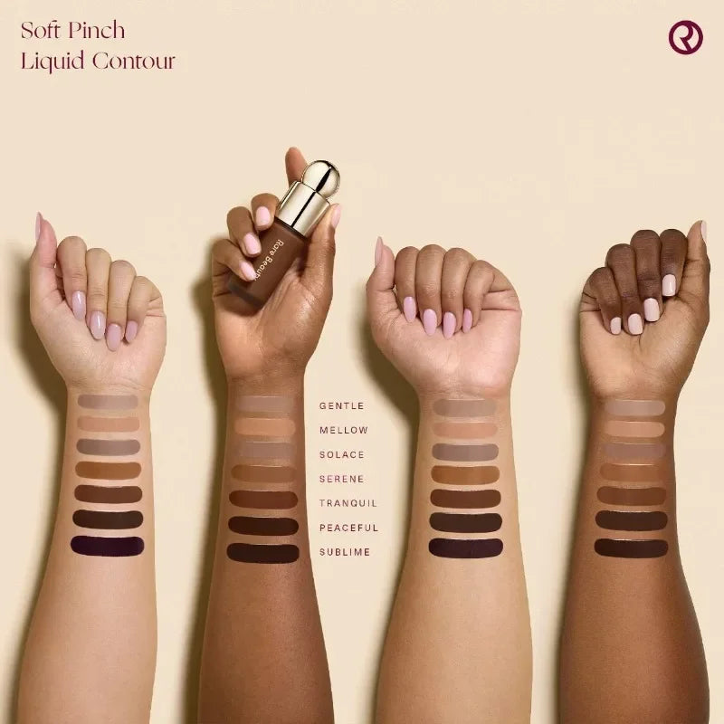 New Rare Beauty Contour Liquid Cosmetic Bronze Concealer Waterproof Oil Control Moisturizing Long Lasting Blusher Face Makeup