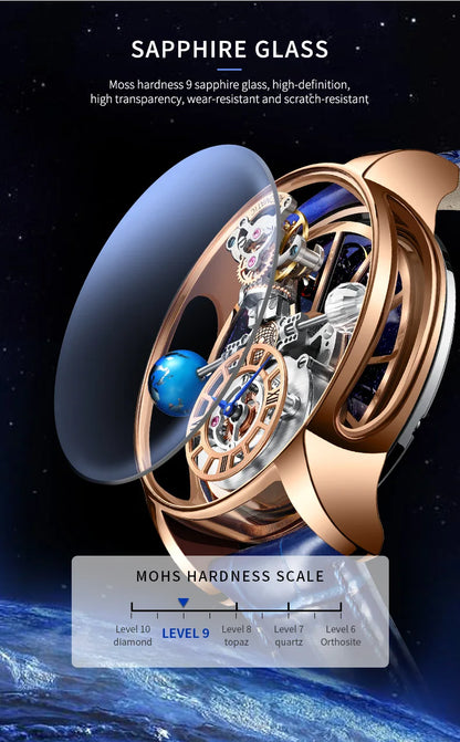 Jacob&Co PINDU Design Mens Watches Diamond TourbillionTop Brand Luxury Astronomia Quartz Watch Men Astronomia Solar Montre Homme