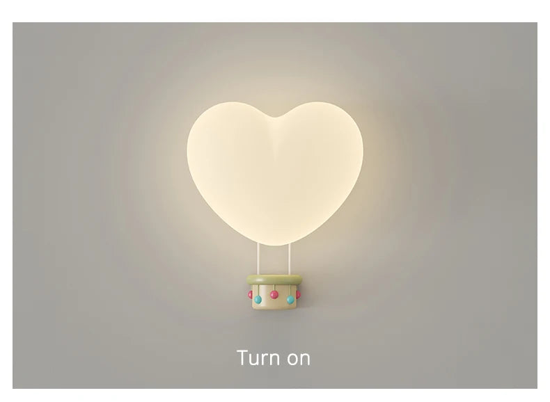 Modern Bedroom Wall Lamp Children's Room Night Lamp Cartoon Cute Boy Girl Room Corridor Wall Lamp Home Decoration Indoor Light