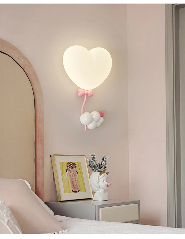Modern Bedroom Wall Lamp Children's Room Night Lamp Cartoon Cute Boy Girl Room Corridor Wall Lamp Home Decoration Indoor Light