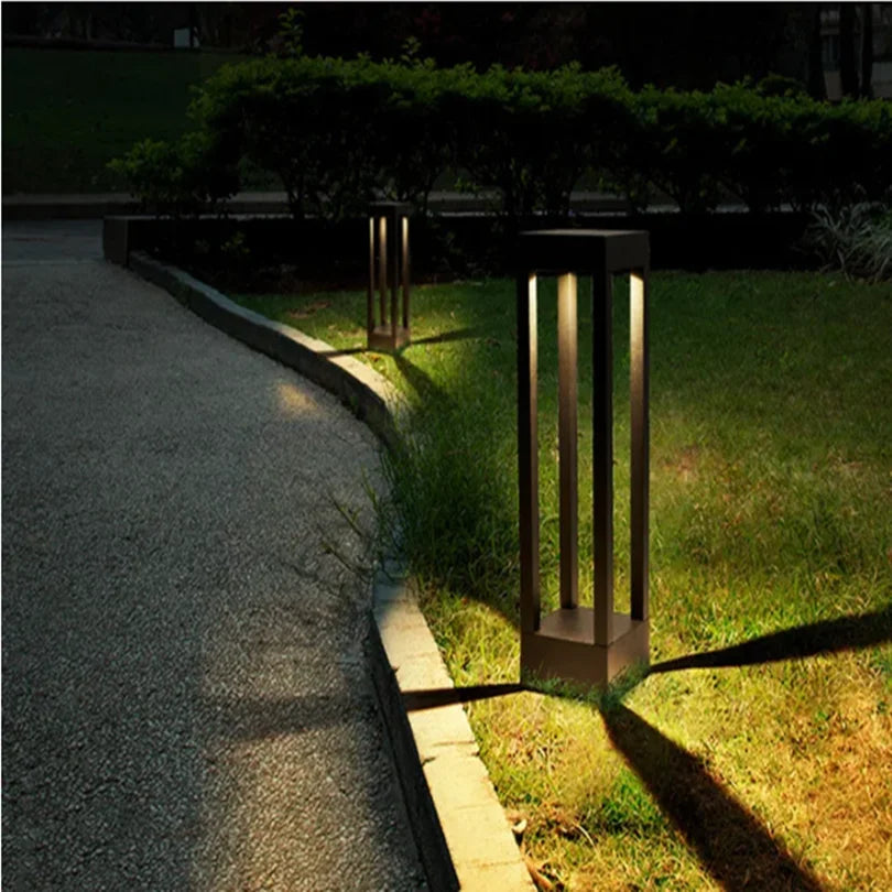Outdoor LED Garden Light 15W COB LED Lawn Lamps AC85-265V DC12V Waterproof IP65 Landscape Park Yard Road Floor Pillar Night Lamp