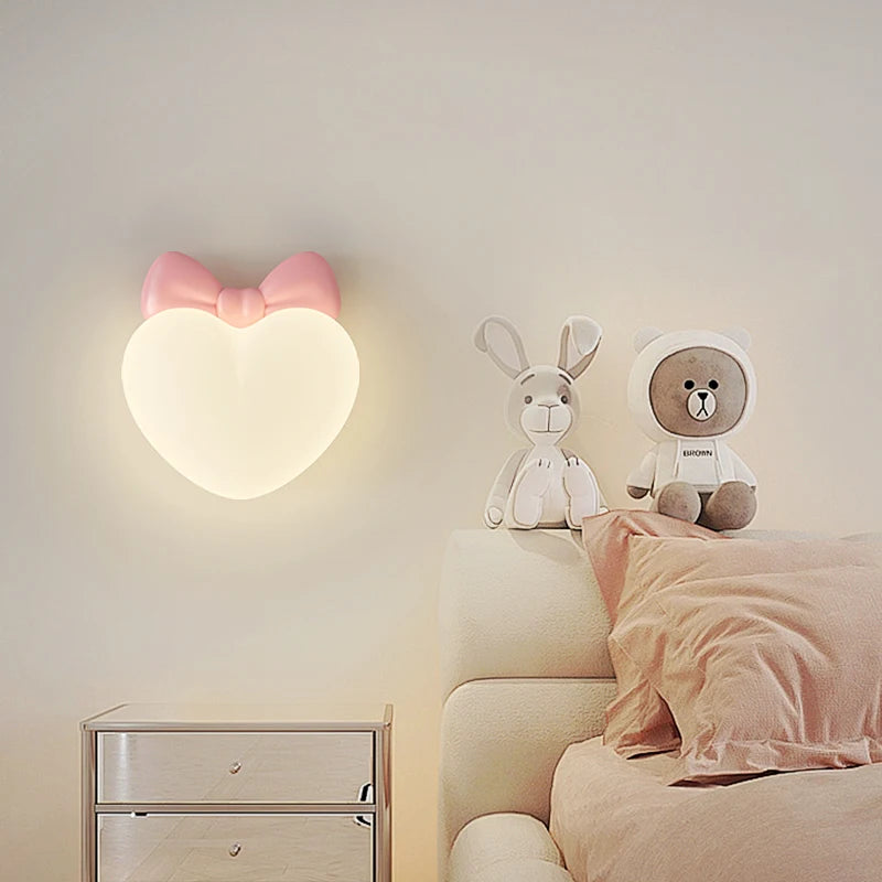 Modern Bedroom Wall Lamp Children's Room Night Lamp Cartoon Cute Boy Girl Room Corridor Wall Lamp Home Decoration Indoor Light