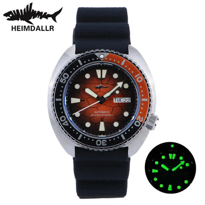 Heimdallr Watches For Men 20Bar Waterproof Luminous Sapphire Crystal NH36A Automatic Movement Vintage Men's Diving Wristwatch