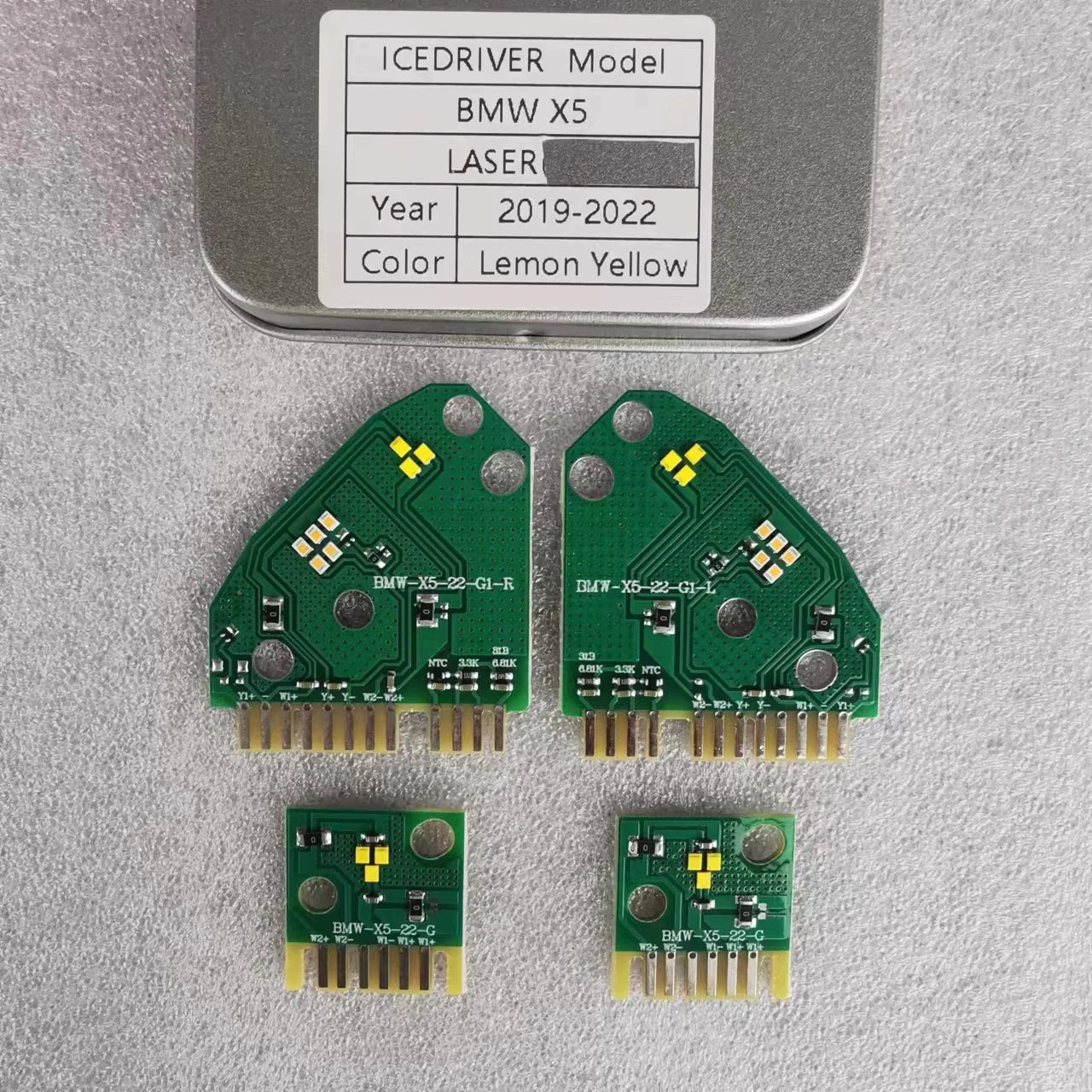 Icedriver for BMW X5 X6 X5M F95 CSL Yellow DRL multicolor LED boards F15 F16 G05 G18 G06 daytime running lights Red RGBW Amber