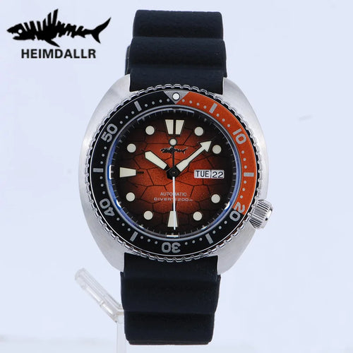 Heimdallr Watches For Men 20Bar Waterproof Luminous Sapphire Crystal NH36A Automatic Movement Vintage Men's Diving Wristwatch