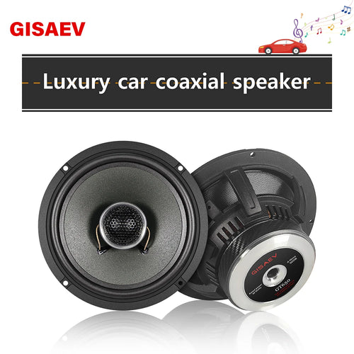 GT650 Hifi Car Coaxial Speaker 6.5-inch Luxury Car Top Quality Bidirectional Car Speaker Full Range Car Music Stereo Audio