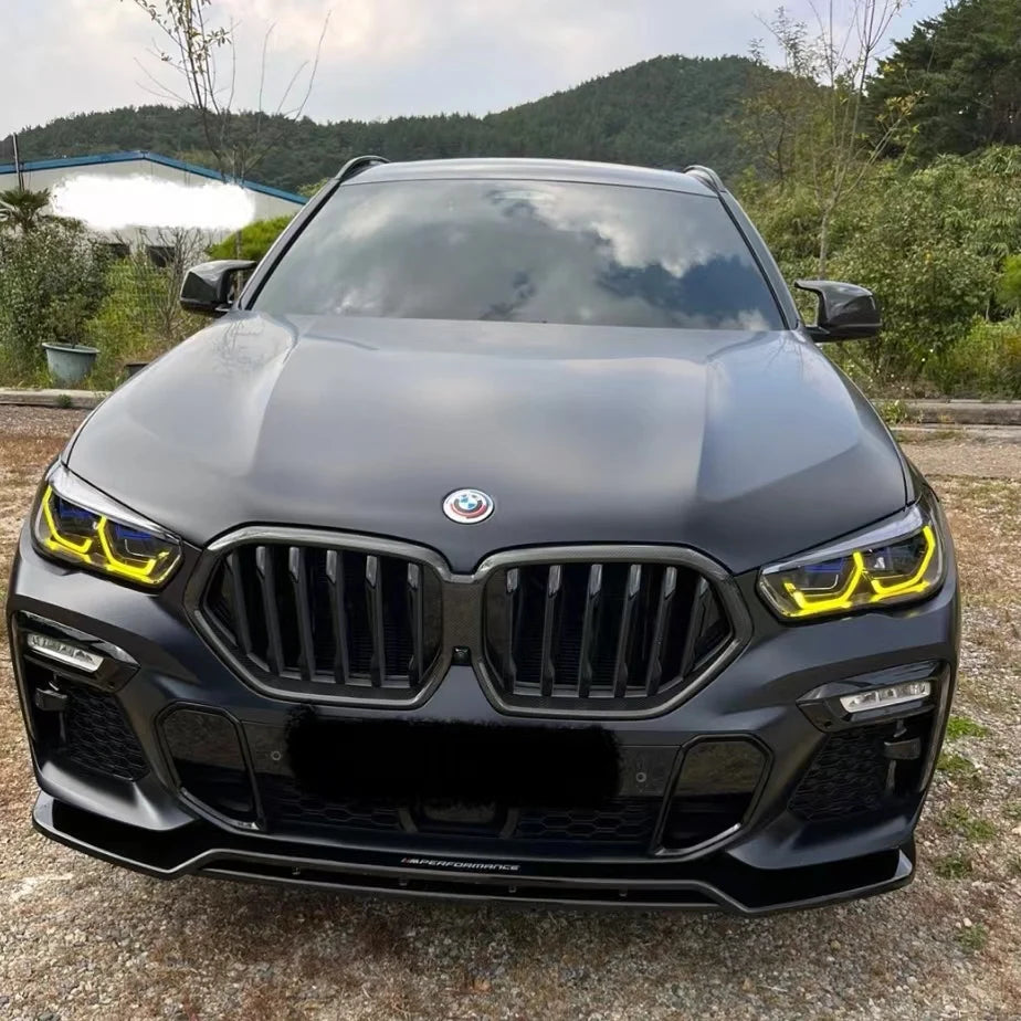 Icedriver for BMW X5 X6 X5M F95 CSL Yellow DRL multicolor LED boards F15 F16 G05 G18 G06 daytime running lights Red RGBW Amber