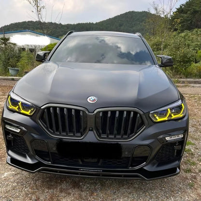 Icedriver for BMW X5 X6 X5M F95 CSL Yellow DRL multicolor LED boards F15 F16 G05 G18 G06 daytime running lights Red RGBW Amber