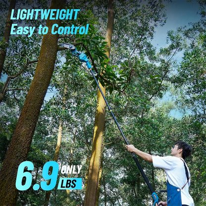 Seesii 6'' Brushless Electric Chainsaw 2 IN 1 Tree Trimming Branch Pruner Cutting Power Tools