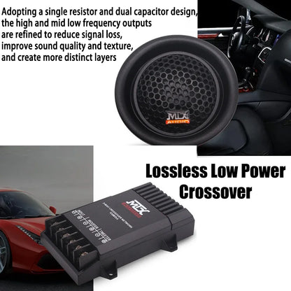 Car Speaker Set High Quality Car Audio Two-Way Speaker Full Range Speaker Car Front Door Speaker Modification Bass Speaker Kit
