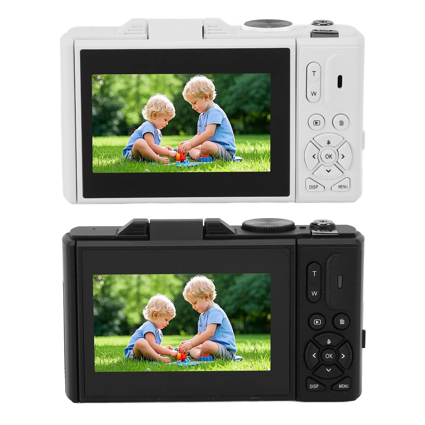 Digital Camera Image Stabilization 3 Inch Screen 18X Digital Zoom Mirrorless Camera Autofocus with USB Cable for Photography