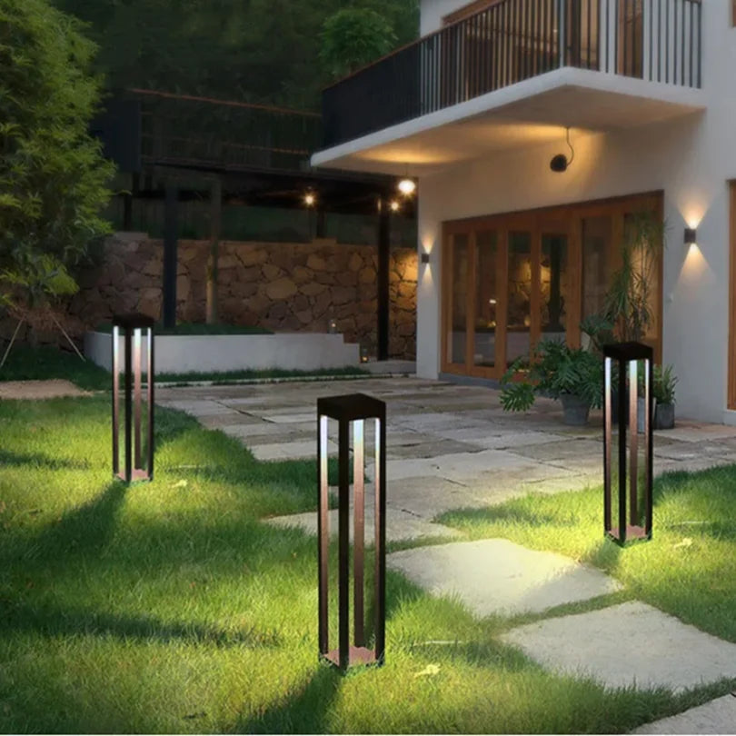 Outdoor LED Garden Light 15W COB LED Lawn Lamps AC85-265V DC12V Waterproof IP65 Landscape Park Yard Road Floor Pillar Night Lamp