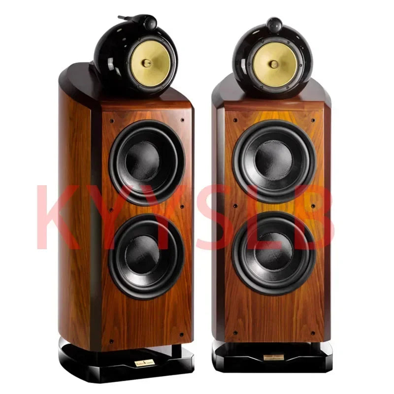 300W 10-inch High Power Three-way 4-unit High-end Passive Speaker Home Theater Floor Speaker Large  Bass Speaker High Fidelity