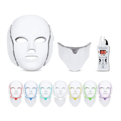 Light Therapy Face Beauty Facial 7 Colours LED Beauty Care Devices Red Light Therapy Skin Care Led Mask Home Use Beauty