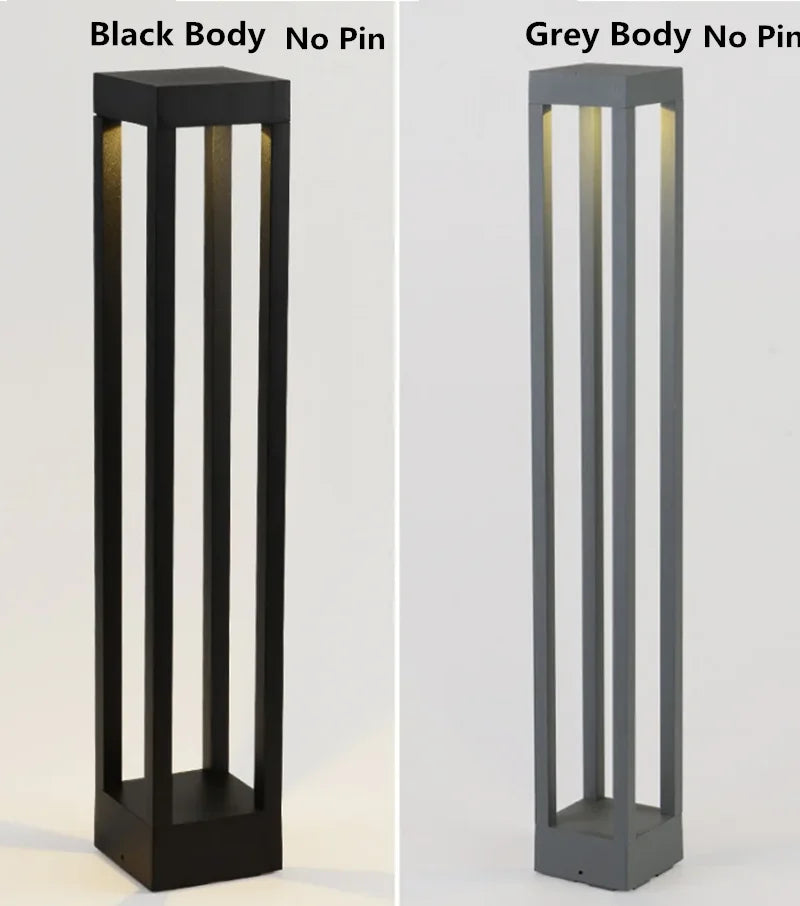 Outdoor LED Garden Light 15W COB LED Lawn Lamps AC85-265V DC12V Waterproof IP65 Landscape Park Yard Road Floor Pillar Night Lamp