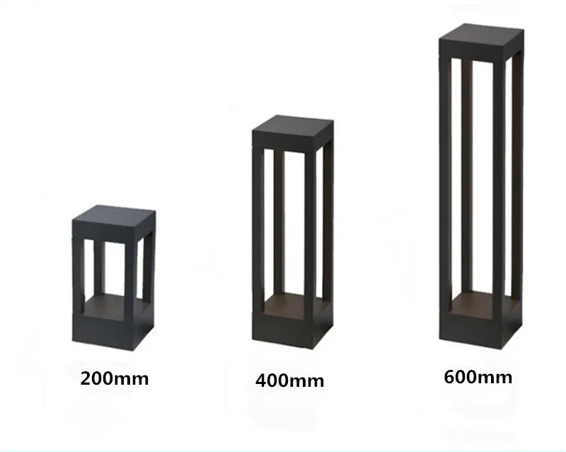 Outdoor LED Garden Light 15W COB LED Lawn Lamps AC85-265V DC12V Waterproof IP65 Landscape Park Yard Road Floor Pillar Night Lamp