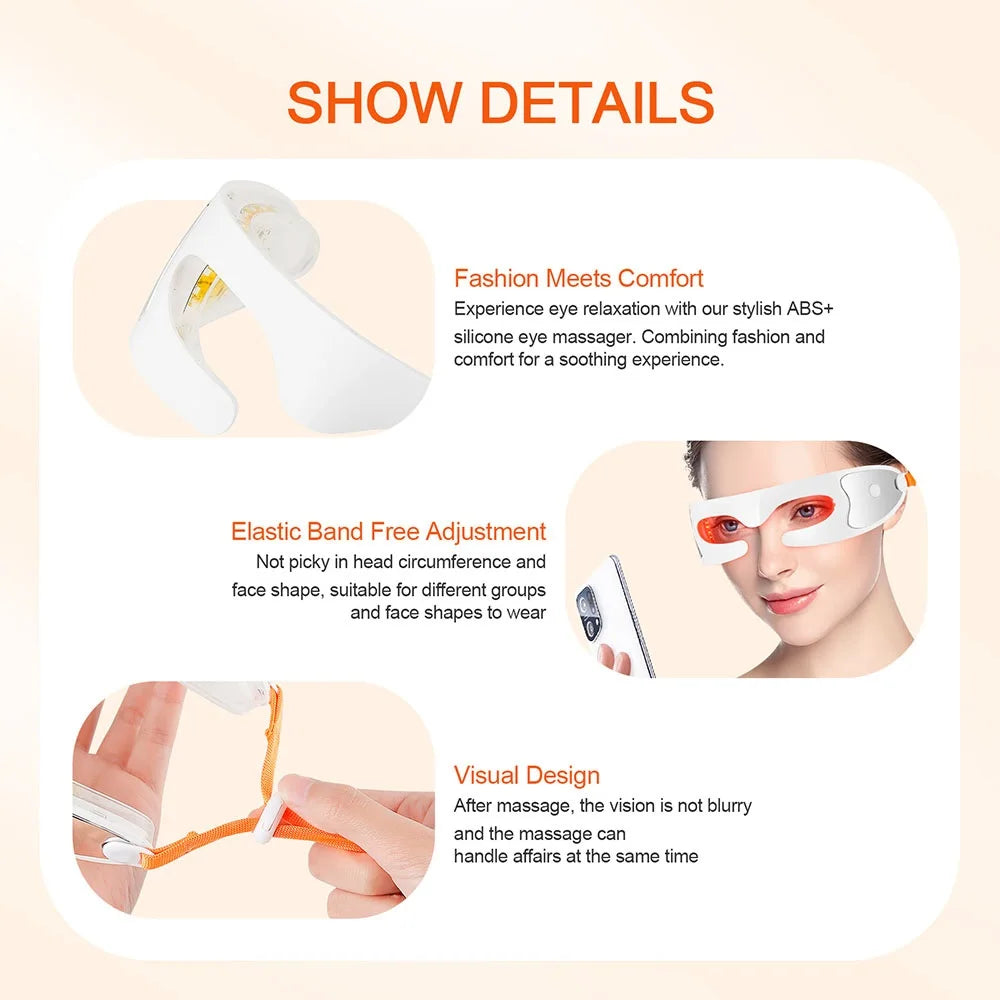 Eye Beauty Massager Vibration Eye Beauty Tool Relief Eye Fatigue