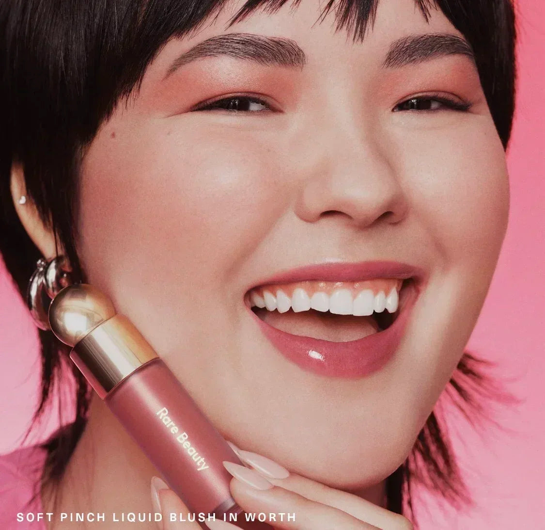 Rare Beauty Liquid Blush Lipstick Blush Eyes Cheek Blusher Waterproof Mositure Face Contour Shadow Liquid Lip Gloss Plump Makeup