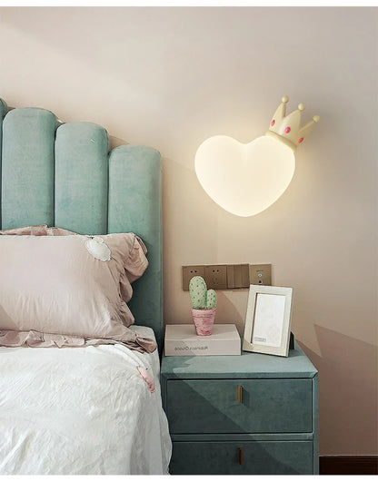 Modern Bedroom Wall Lamp Children's Room Night Lamp Cartoon Cute Boy Girl Room Corridor Wall Lamp Home Decoration Indoor Light